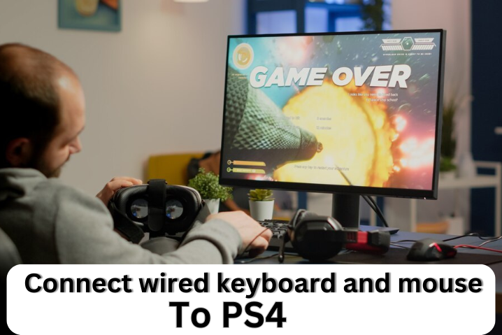 How to connect wired keyboard and mouse to PS4