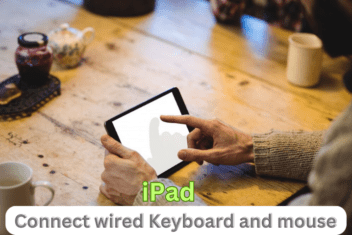 Connect wired mouse and keyboard On the iPad