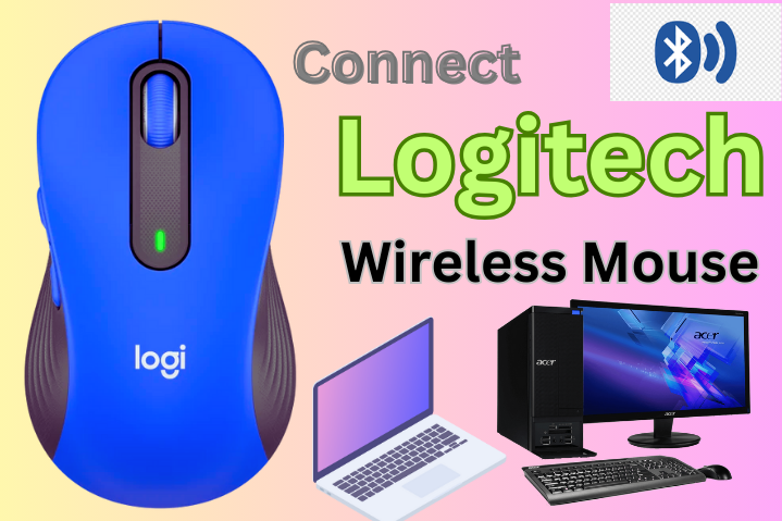 Connecting a Logitech Wireless Mouse via Bluetooth or Receiver