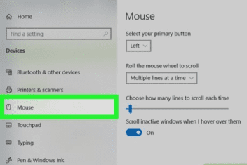 How to change your mouse settings On Windows 10