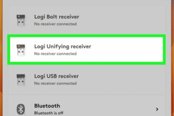 Select Logi Unifying Receiver