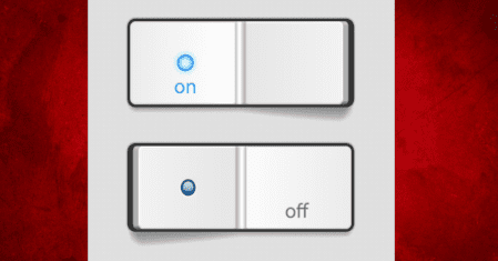 The Bluetooth enabling switch on a Chromebook.